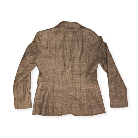 Vince Wool Blend Plaid Blazer - Picture 2 of 5